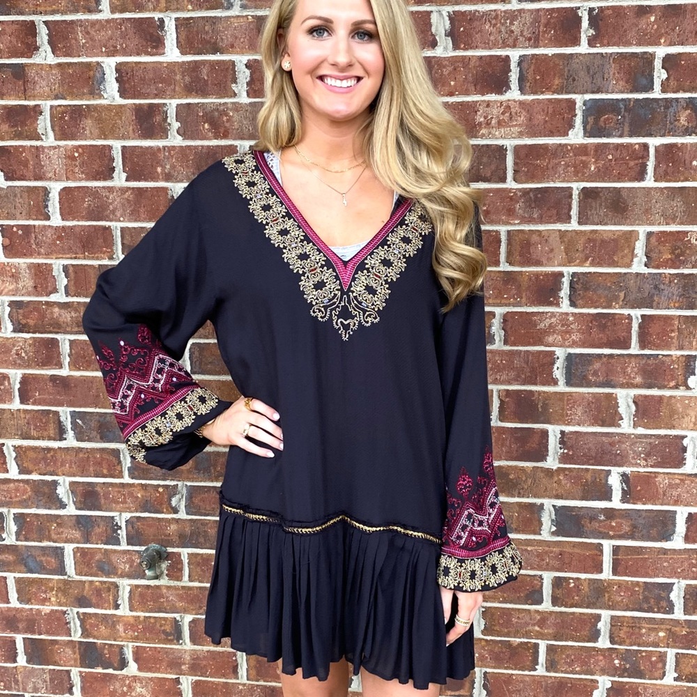 Free People Embroidery Dress